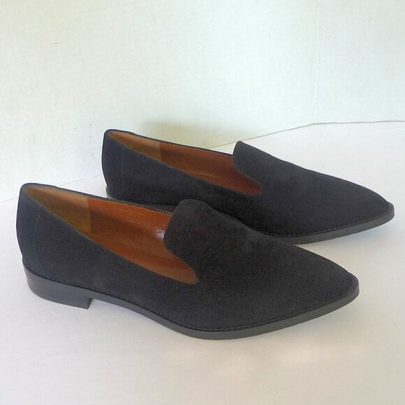 AQUATALIA Size 7.5 Golda Suede Loafer Flat ITALY - Picture 2 of 10
